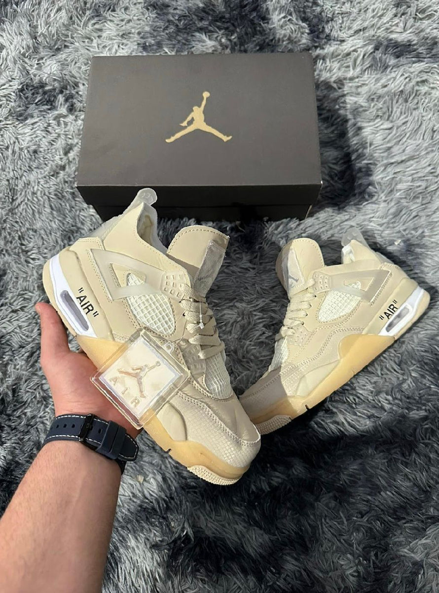 Zapatillas Jordan 4 off White sail ¡Mejor PRECIO! – Pillazapas