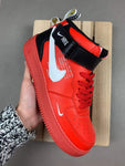 Nike Air Force bota rojas