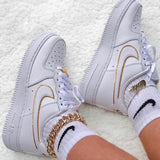 Nike Air Force 1 Shadow gold
